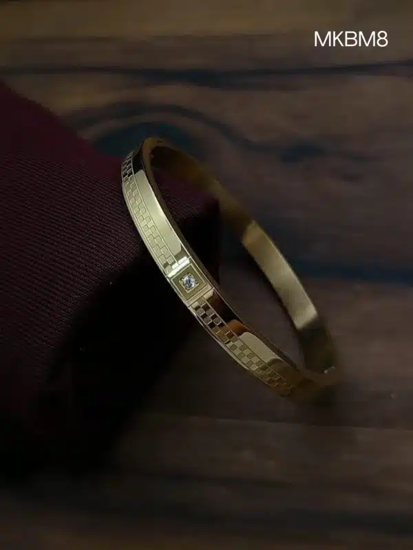 Gold Kada for Men | Elegant Gold Kada for Stylish Men
