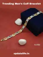 Lakki for Men | Stylish Gold Plated Openable Bracelet for Men